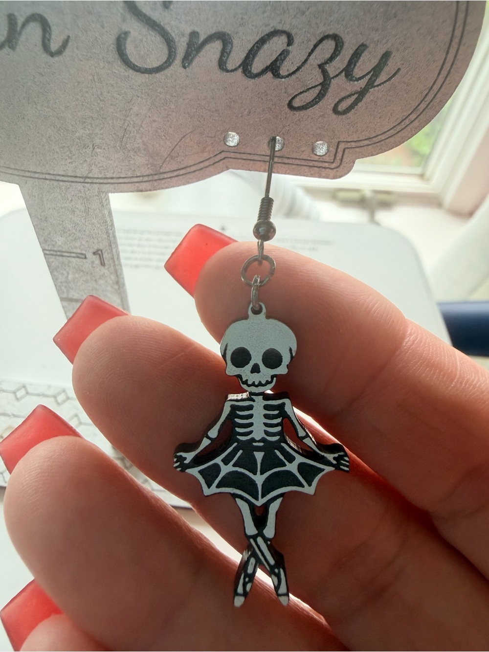 NEW 🎃 Handcrafted by me Skeleton Dancing Earrings